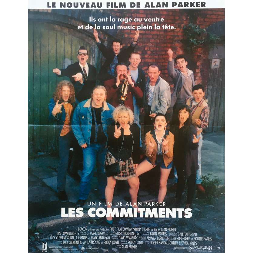 THE COMMITMENTS Original Movie Poster - 15x21 in. - 1991 - Alan Parker, Robert Arkins