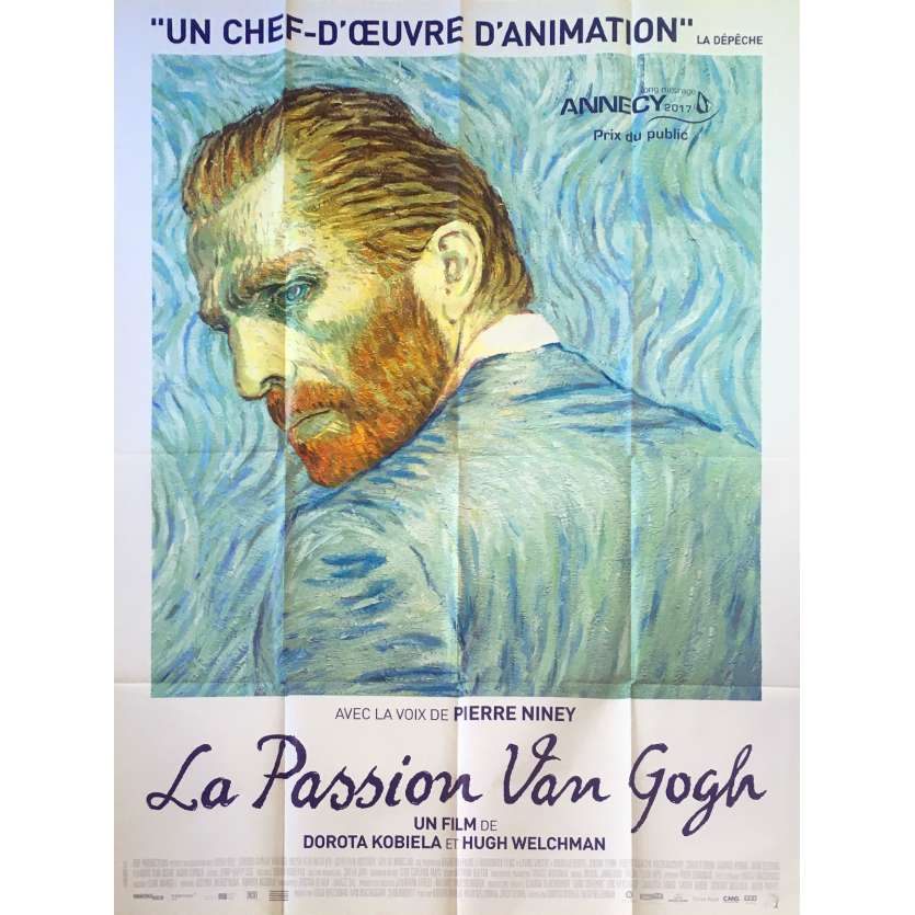 LOVING VINCENT Original Movie Poster  - 47x63 in. - 2017 - Dorota Kobiela, Douglas Booth