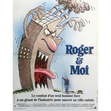 ROGER ET MOI Affiche de film - 40x60 cm. - 1989 - Michael Moore, Michael Moore