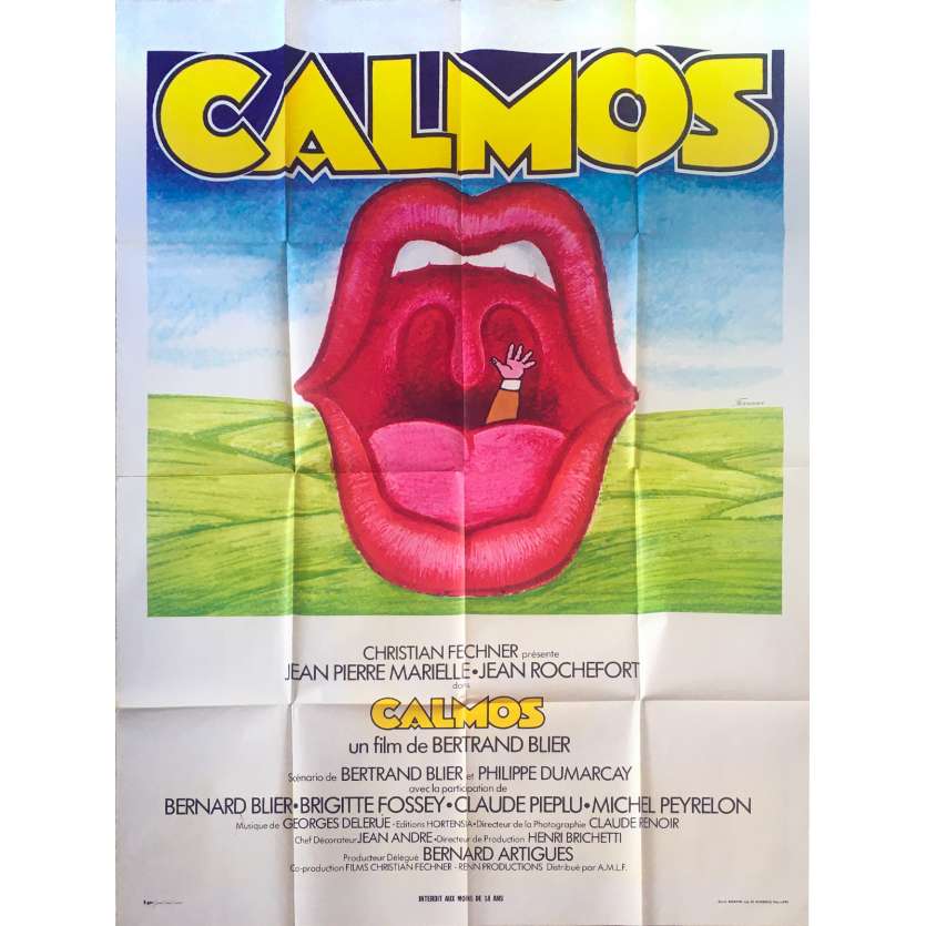 FEMMES FATALES Original Movie Poster  - 47x63 in. - 1976 - Bertrand Blier, Jean-Pierre Marielle, Jean Rochefort, Bernard Blier