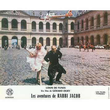 THE MAD ADVENTURES OF RABBI JACOB Original Lobby Card N14 - 10x12 in. - 1973 - Gérard Oury, Louis de Funès