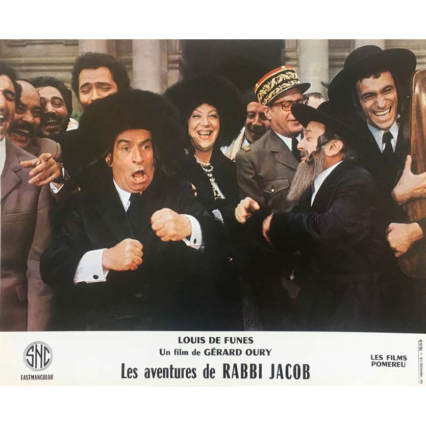 THE MAD ADVENTURES OF RABBI JACOB Original Lobby Card N13 - 10x12 in. - 1973 - Gérard Oury, Louis de Funès
