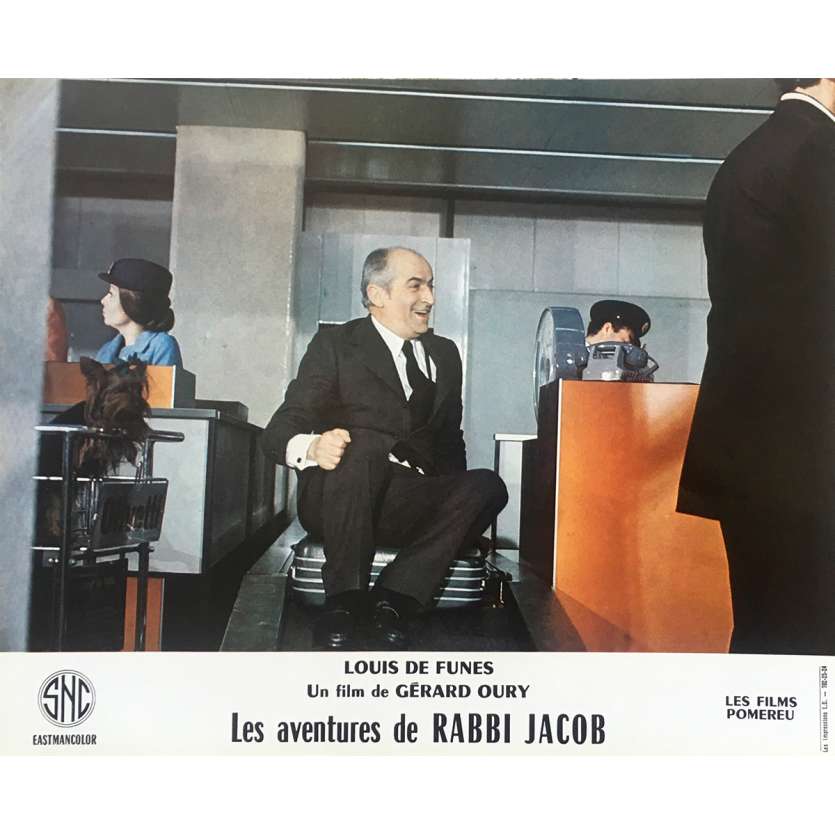 THE MAD ADVENTURES OF RABBI JACOB Original Lobby Card N08 - 10x12 in. - 1973 - Gérard Oury, Louis de Funès