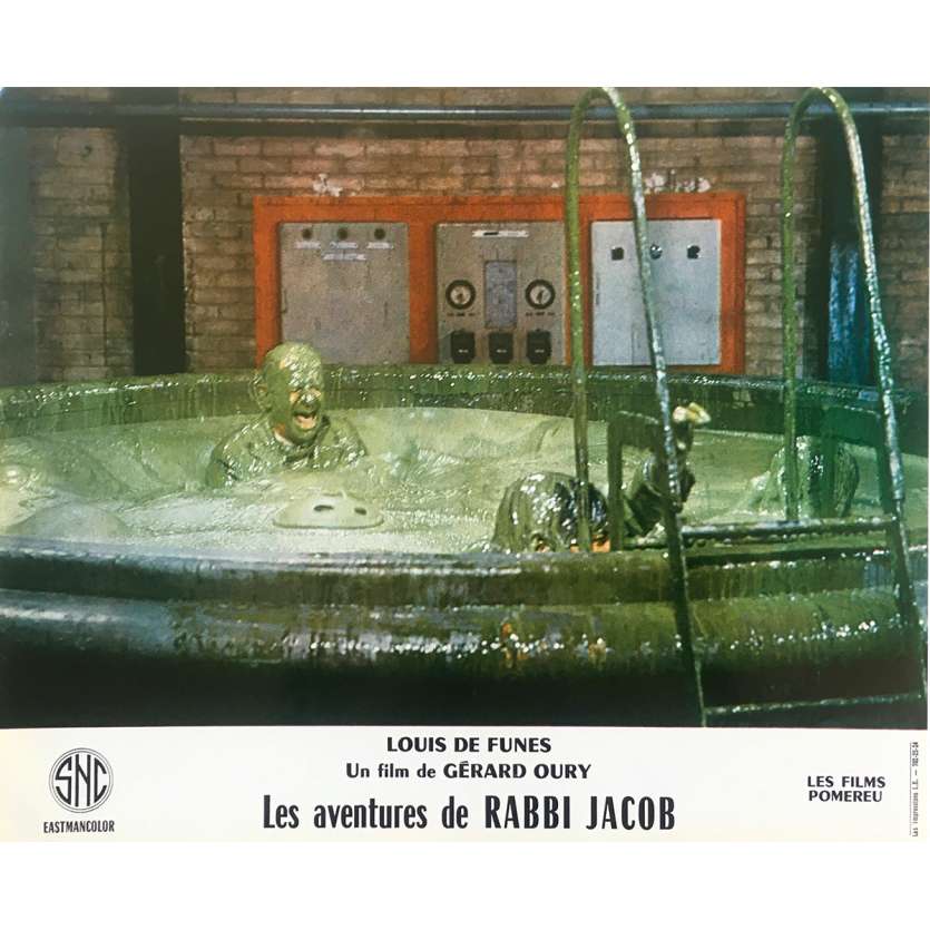 THE MAD ADVENTURES OF RABBI JACOB Original Lobby Card N07 - 10x12 in. - 1973 - Gérard Oury, Louis de Funès