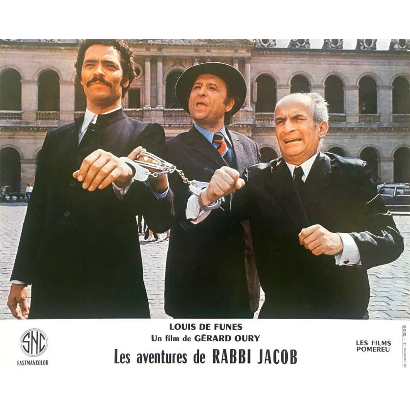 THE MAD ADVENTURES OF RABBI JACOB Original Lobby Card N06 - 10x12 in. - 1973 - Gérard Oury, Louis de Funès