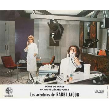 THE MAD ADVENTURES OF RABBI JACOB Original Lobby Card N05 - 10x12 in. - 1973 - Gérard Oury, Louis de Funès