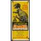 VALLEY OF GWANGI Aust daybill '69 Ray Harryhausen, cool image of cowboys battling dinosaurs!