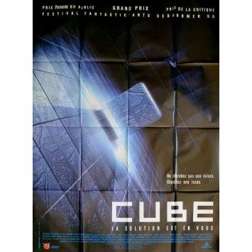 CUBE French Movie Poster 47x63 - 1997 - Vincenzo Natali, Nicole de Boer