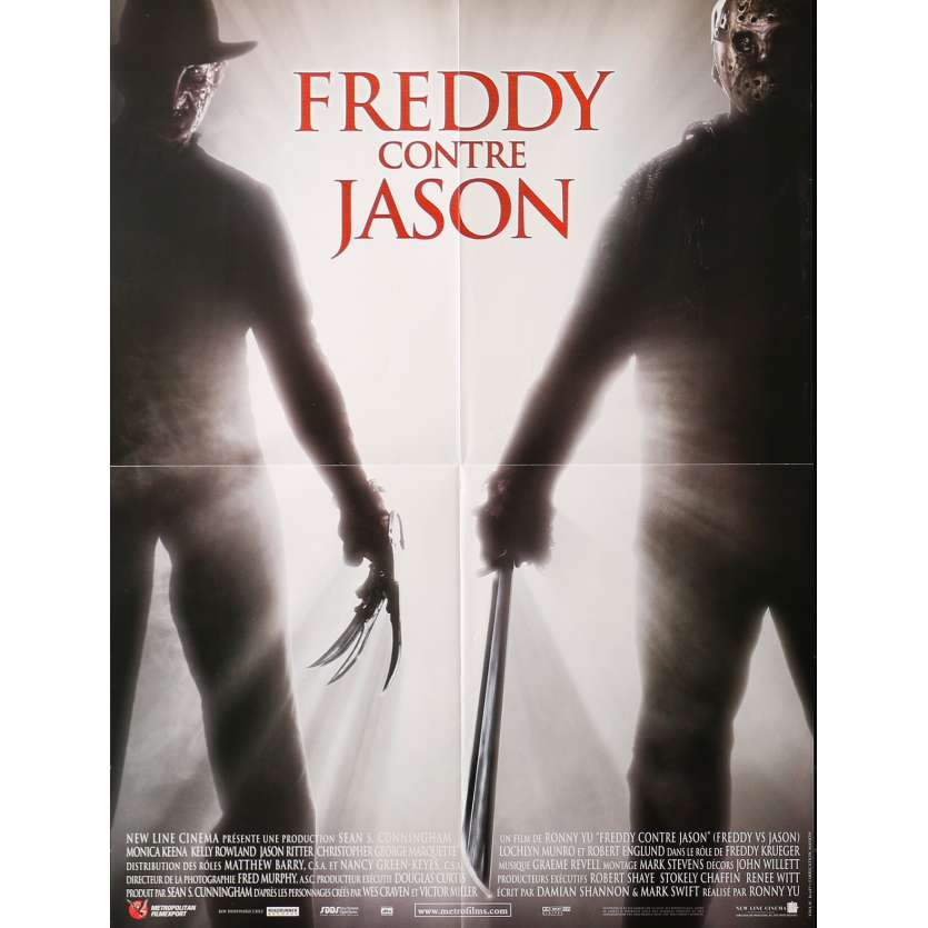 FREDDY VS JASON Original Movie Poster - 15x21 in. - 2003 - Ronny Yu, Robert Englund