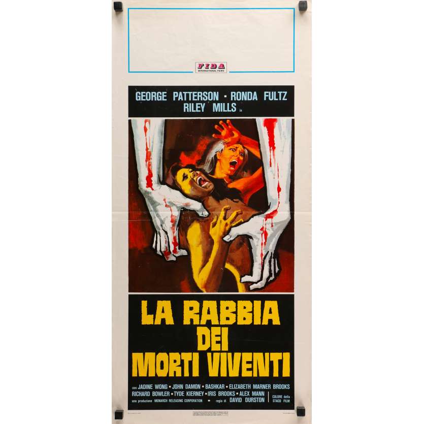 BUVEURS DE SANG Affiche de film  - 33x71 cm. - 1970 - Jadin Wong, David E. Durston