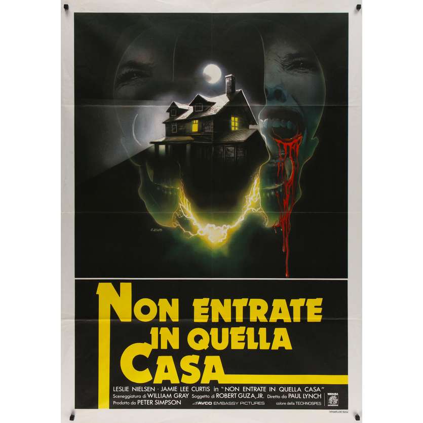 LE BAL DE L'HORREUR Affiche de film  - 100x140 cm. - 1980 - Jamie Lee Curtis, Paul Lynch