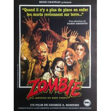ZOMBIE Affiche de film - 40x60 cm. - R1990 - George A. Romero ZOMBIE Affiche de film - 40x60 cm. - R1990 - George A. Romero