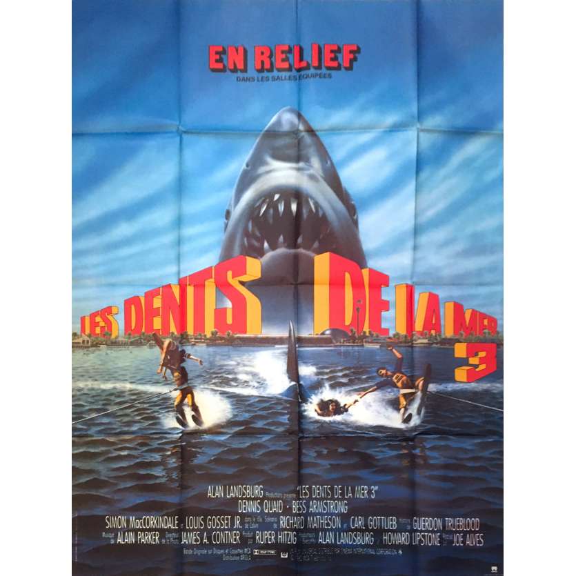 JAWS: THE REVENGE  Original Movie Poster  - 47x63 in. - 1987 - Joseph Sargent, Lance Guest