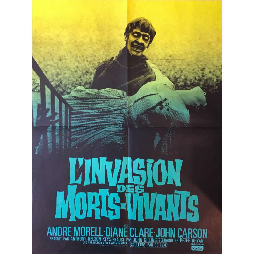 L'INVASION DES MORTS VIVANTS Affiche de film - 60x80 cm. - 1966 - André Morell, John Gilling