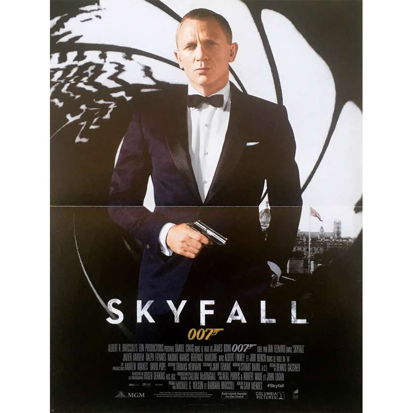 SKYFALL Affiche de film 40x60 - 2012 - Daniel Craig, James Bond 007