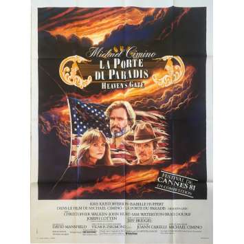 LA PORTE DU PARADIS Affiche de film 120x160 - 1981 - Isabelle Huppert, Michael Cimino