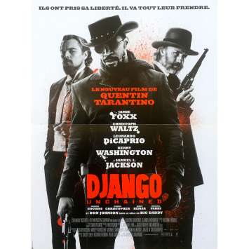 DJANGO UNCHAINED Affiche de film 40x60 - 2012 - Quentin Tarantino
