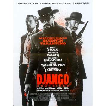 DJANGO UNCHAINED French Movie Poster 13x21 '12 Quentin Tarantino