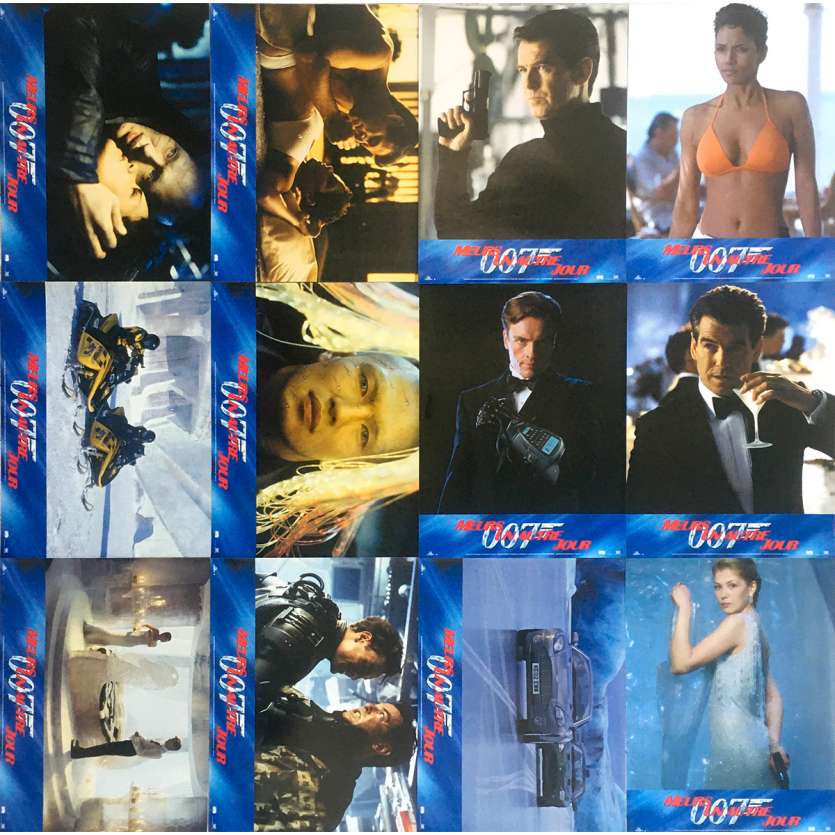 DIE ANOTHER DAY Original Lobby Cards x12 - 9x12 in. - 2002 - Lee Tamahori, Pierce Brosnan