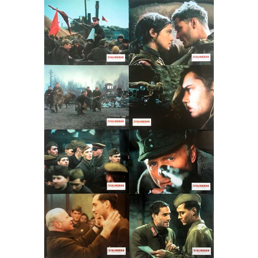 STALINGRAD Photos de film x8 - 21x30 cm. - 2001 - Jude Law, Ed Harris, Jean-Jacques Annaud