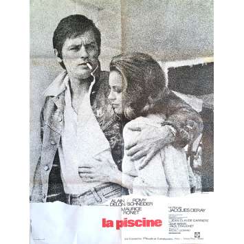 SWIMMING POOL Movie Poster 23x32 in. - 1974 - Jacques Deray, Alain Delon, Romy Schneider SWIMMING POOL Movie Poster 23x32 in. - 1974 - Jacques Deray, Alain Delon, Romy Schneider