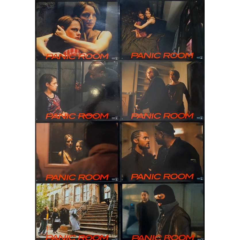 PANIC ROOM Photos de film x8 - 21x30 cm. - 2002 - Jodie Foster, David Fincher