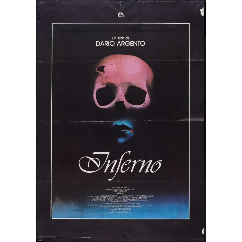 INFERNO Affiche Originale IT 100x140 Dario Argento, horreur