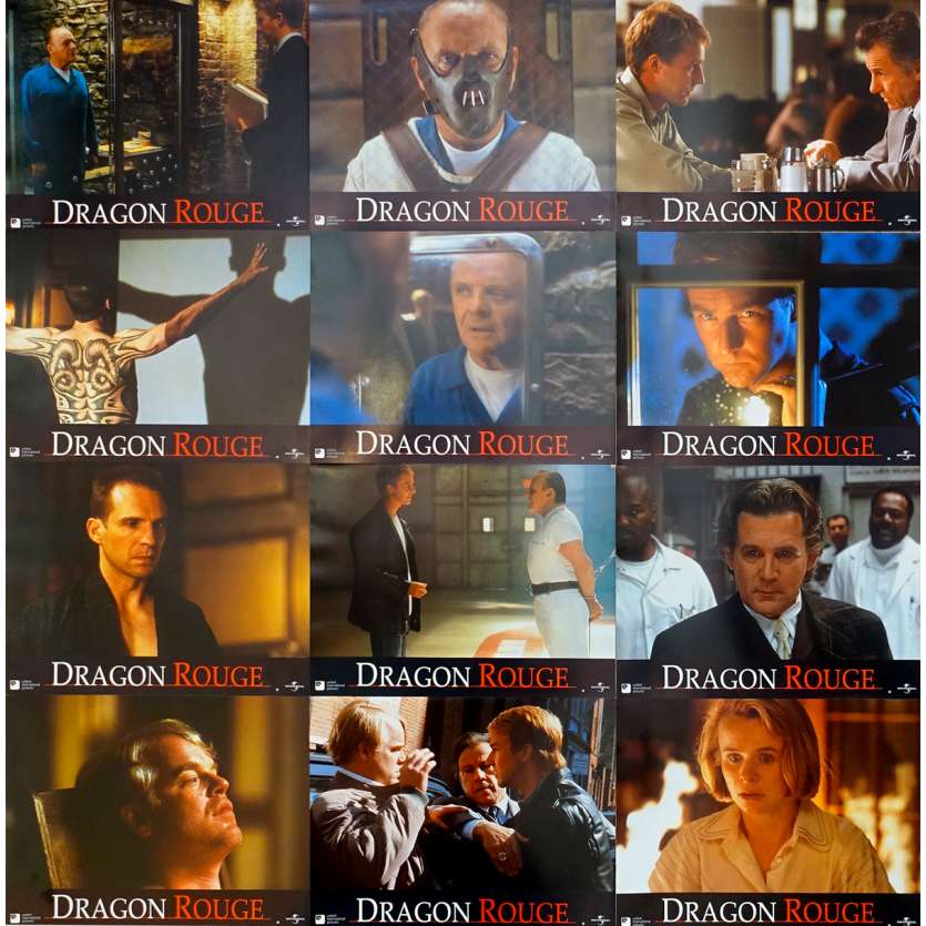 DRAGON ROUGE Photos de film x12 - 21x30 cm. - 2002 - Anthony Hopkins, Brett Ratner