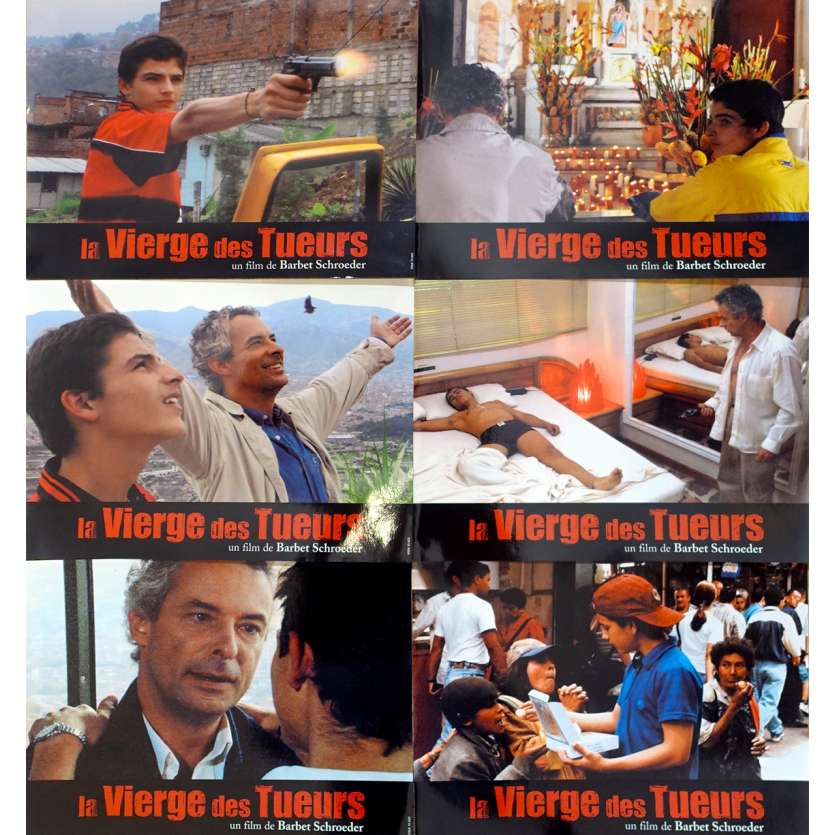 LA VIERGE DES TUEURS Photos de film x6 - 21x30 cm. - 2000 - Germán Jaramillo, Barbet Schroeder