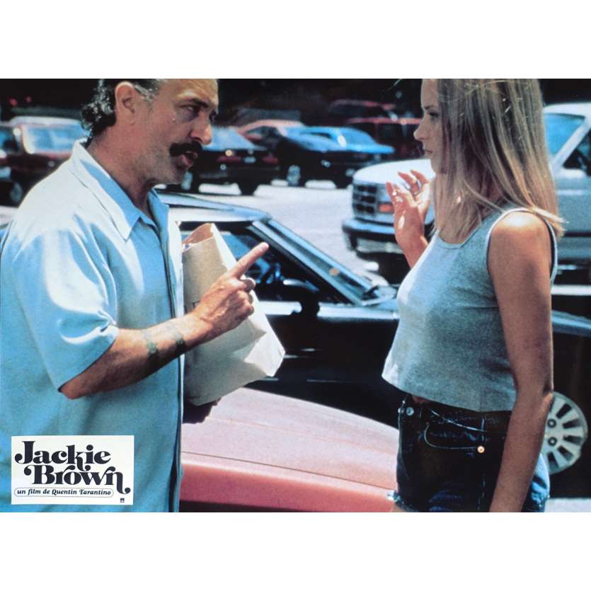 JACKIE BROWN Photo de film N04 - 21x30 cm. - 1997 - Pam Grier, Quentin Tarantino