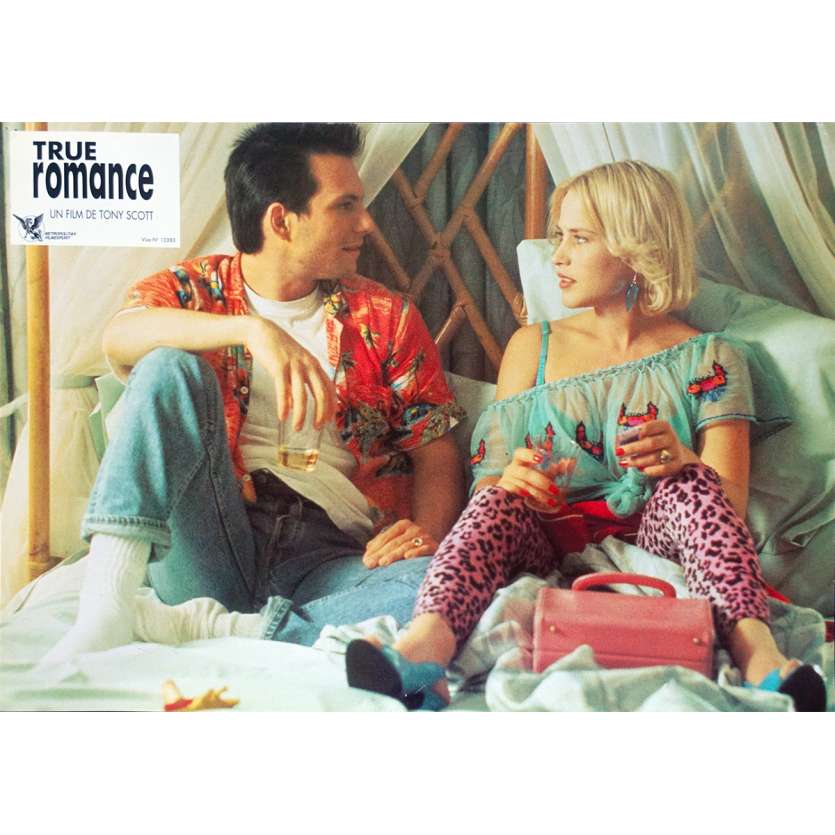 TRUE ROMANCE Original Lobby Card N10 - 9x12 in. - 1993 - Tony Scott, Patricia Arquette