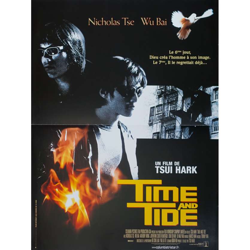 TIME AND TIDE Original Movie Poster  - 15x21 in. - 2000 - Tsui Hark, Nicholas Tse