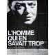 L'HOMME QUI EN SAVAIT TROP Affiche de film - 120x160 cm. - 1934/R1980 - Peter Lorre, Alfred Hitchcock