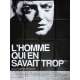 THE MAN WHO KNEW TOO MUCH Original Movie Poster  - 47x63 in. - 1934/R1980 - Alfred Hitchcock, Peter Lorre
