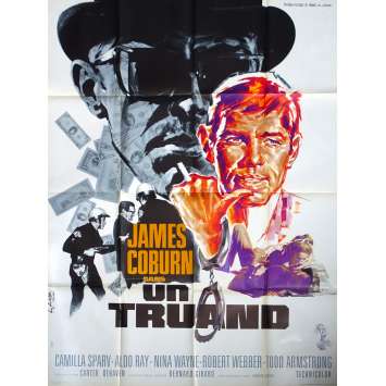 DEAD HEAT ON A MERRY-GO-ROUND Original Movie Poster - 47x63 in. - 1966 - Bernard Girard, James Coburn DEAD HEAT ON A MERRY-GO-ROUND Original Movie Poster - 47x63 in. - 1966 - Bernard Girard, James Coburn