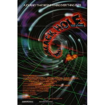 THE BLACK HOLE US Movie Poster 29x41- 1981 - Walt Disney, Anthony Perkins THE BLACK HOLE US Movie Poster 29x41- 1981 - Walt Disney, Anthony Perkins