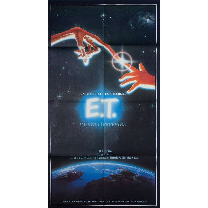 E.T. L'EXTRA-TERRESTRE Affiche de film  - 80x120 cm. - 1982 - Dee Wallace, Steven Spielberg