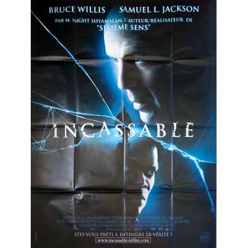 UNBREAKABLE Original Movie Poster - 47x63 in. - 2000 - M. Night Shyamalan, Bruce Willis, Samuel L. Jackson