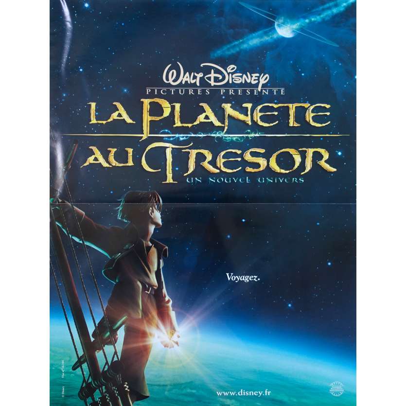 TREASURE PLANET Original Movie Poster - 15x21 in. - 2002 - Ron Clements, Joseph Gordon-Levitt