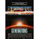 STAR TREK GENERATIONS Original Movie Poster - 15x21 in. - 1994 - David Carson, Patrick Stewart, William Shatner