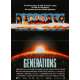 STAR TREK GENERATIONS Original Movie Poster  - 15x21 in. - 1994 - David Carson, Patrick Stewart, William Shatner