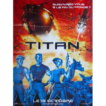 TITAN A.E. Affiche de film - 120x160 cm. - 2000 - Matt Damon, Drew Barrymore, Don Bluth