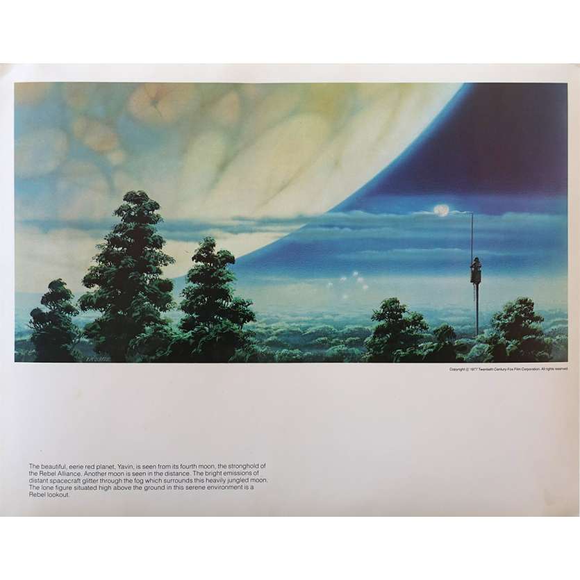STAR WARS - A NEW HOPE Artwork Print N16 - 11x14 in. - 1977 - George Lucas, Harrison Ford