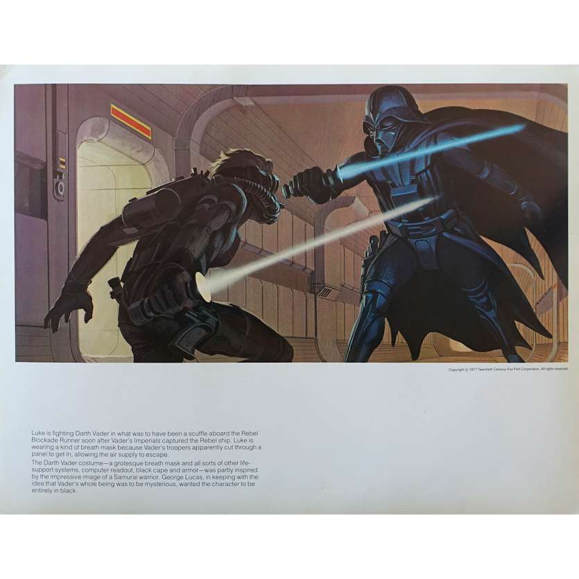 STAR WARS - A NEW HOPE Artwork Print N15 - 11x14 in. - 1977 - George Lucas, Harrison Ford