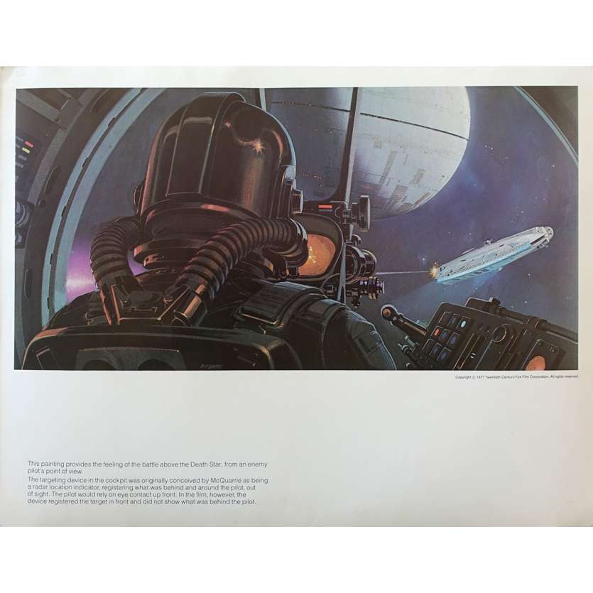 STAR WARS - A NEW HOPE Artwork Print N14 - 11x14 in. - 1977 - George Lucas, Harrison Ford