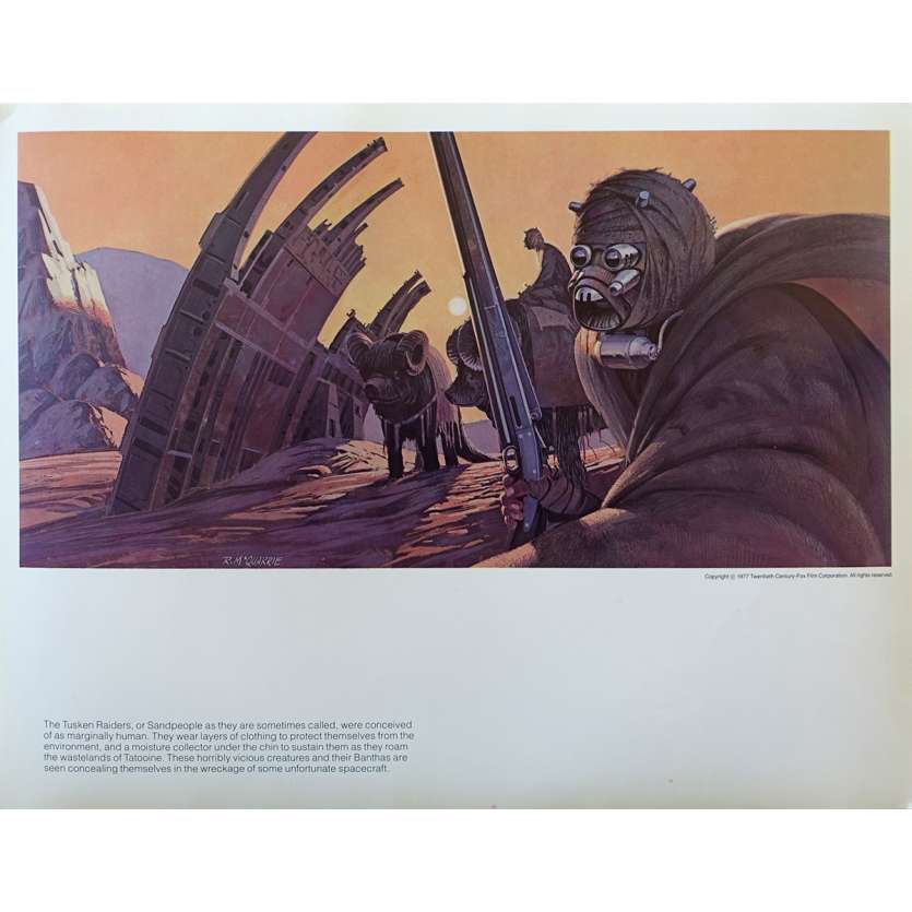 STAR WARS - A NEW HOPE Artwork Print N09 - 11x14 in. - 1977 - George Lucas, Harrison Ford