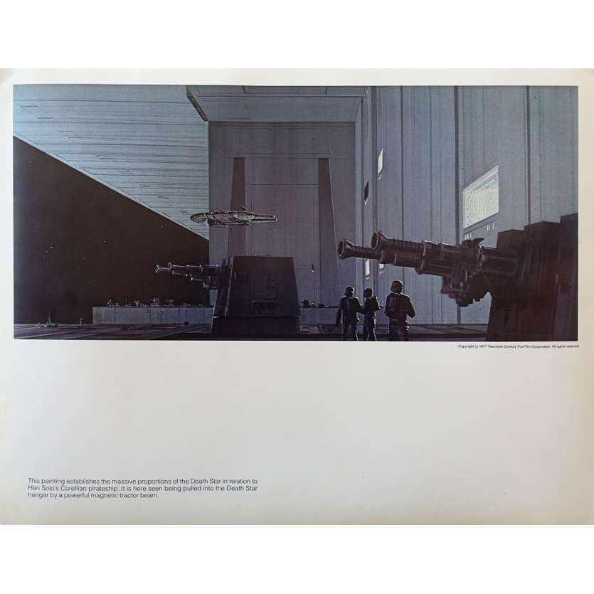 STAR WARS - LA GUERRE DES ETOILES Artwork N08 - 28x36 cm. - 1977 - Harrison Ford, George Lucas