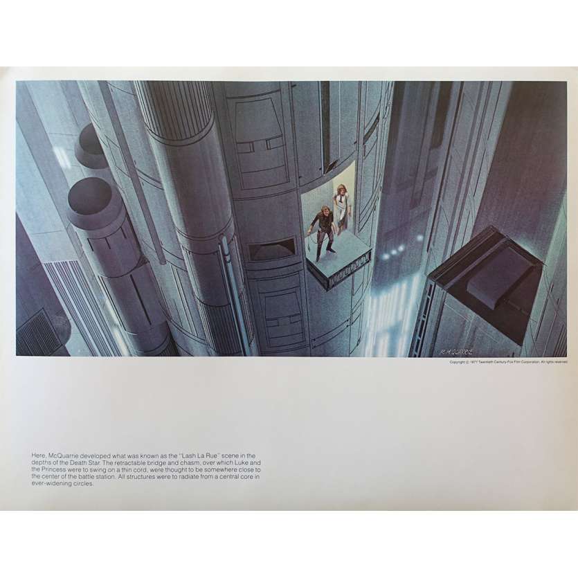 STAR WARS - LA GUERRE DES ETOILES Artwork N03 - 28x36 cm. - 1977 - Harrison Ford, George Lucas