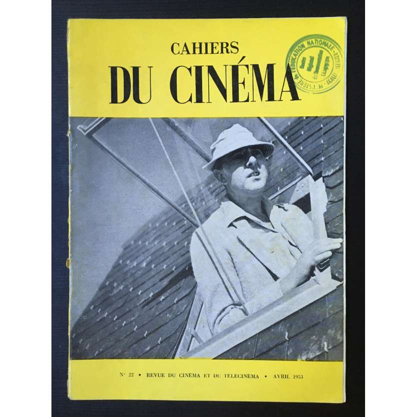 LES CAHIERS DU CINEMA Original Magazine N°022 - 1953 - Jacques Tati