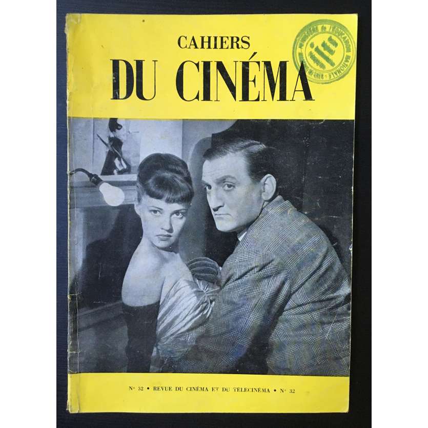 LES CAHIERS DU CINEMA Original Magazine N°032 - 1954 - Lino Ventura, Jeanne Moreau